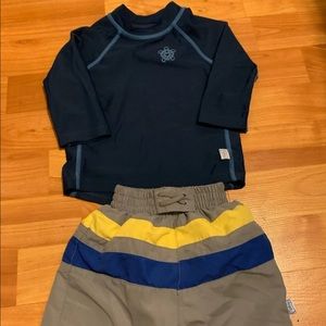 Swim shorts and shirt iplay 3-6 months